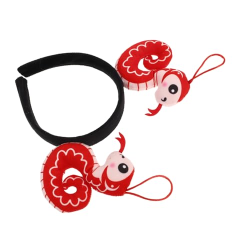 VALICLUD Schlangenkopfschmuck Aus Leichtes Schlangenaccessoire Süßes Stirnband Schlangenhaarband Kleiner Schlangenkopfschmuck Schlangengeburtstagsparty-dekorationen Schlangenhaaraccessoire von VALICLUD