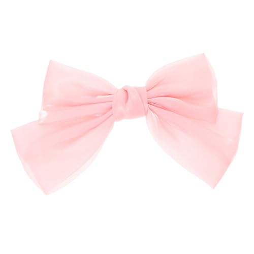 VALICLUD Haarspangen Mit Schleife Für Damen Große Haarschleifen Aus Perlglanzgarn Für Dickes Haar Haarspangen Für Make-up Und Alltag Haarschmuck Für Frauen Und Teenager von VALICLUD