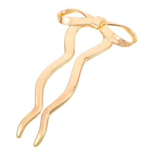 VALICLUD U-förmige Haarnadeln French Twist Haargabeln Dutt-haarnadeln Stäbchen Für Hochsteckfrisuren Haarspangen Gewellte Haargabeln Für Haarschmuck von VALICLUD