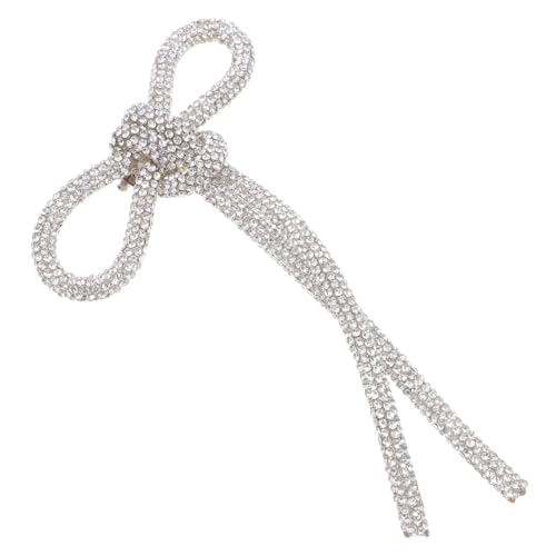 VALICLUD Schleifenbrosche Damen mit Funkelnden Strasssteinen Vielseitige Anstecknadel für Kleidung Taschen und Anlässe Wie Hochzeit Party Dinner Modisches Damen Accessoire von VALICLUD