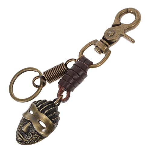 VALICLUD Unique Maske Schlüsselanhänger Aus Vintage Schlüsselring Dekoration Für Taschen Rucksäcke Und Outdoor Aktivitäten von VALICLUD