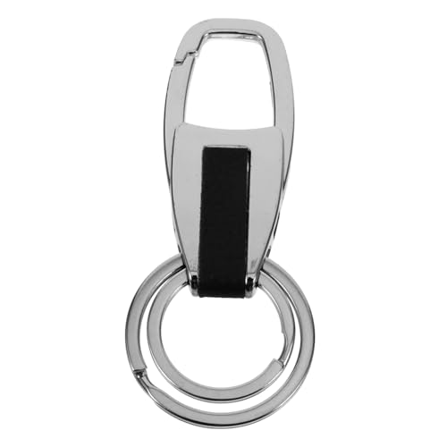 VALICLUD Metal Keyring Für Männer Robuster Autoschlüsselanhänger Hochwertigem Metall Langlebig Und Korrosionsbeständig Schlüsselring-Dekoration Für Auto Und Alltag von VALICLUD