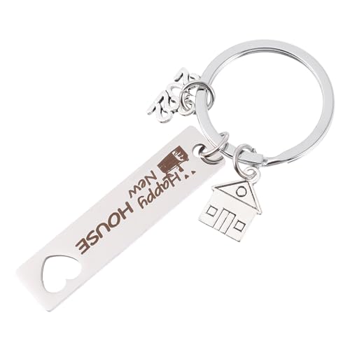 VALICLUD Schlüsseldekor Schlüsselanhänger Aus Edelstahl Einzigartiges Einweihungsgeschenk Für Neue Hausbesitzer von VALICLUD