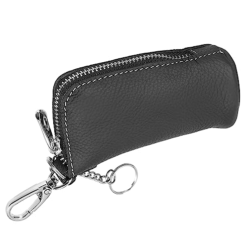 VALICLUD Schlüsseltasche mitgebsel tüten small Bag schluesselkasten Mini Wallet Key Chain Zipper Bags ledergeldbeutel Münzbeutel mit Haken Schlüsselbox Brieftasche Geldbörse Mann PU-Leder von VALICLUD