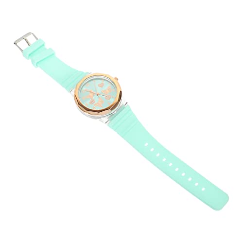 VALICLUD Damenuhr Mit Schmetterlingsmuster Und Weichem Silikonarmband Armbanduhr Für Damen Mit Runden Und Präzisem von VALICLUD