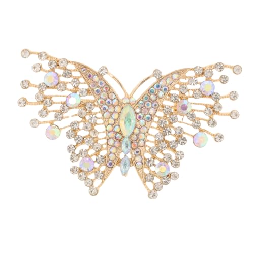 VALICLUD Schmetterlings Anstecknadel Aus Glas Bunte Emaille Brosche Für Frauen Vielseitig Einsetzbar Als Hut Oder Rucksacknadel Modisches Insektenmotiv Elegantes Zubehör Für Kleidung von VALICLUD