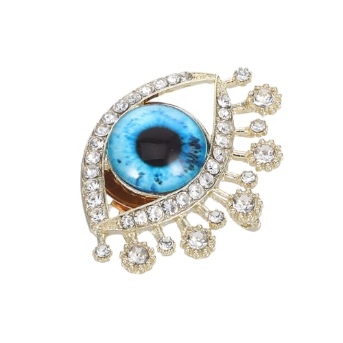 VALICLUD Schmuck-anstecknadel Mit Bösem Blick Türkische Augenbrosche Mit Strass-verzierung Retro-design Für Damen Dekorative Brosche Für Anzüge Und Schals Glücksbringer-accessoire VALICLUD Schmuck-anstecknadel Mit Bösem Blick Türkische Augenbrosche Mit Strass-verzierung Retro-design Für Damen Dekorative Brosche Für Anzüge Und Schals Glücksbringer-accessoire von VALICLUD