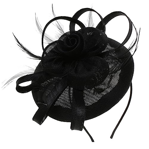 VALICLUD Schmuckvolle Haarschmuck Kopfschmuck mit Schleife für Hochzeiten Partys und Weihnachten Vielseitig Haarreif oder Haarklammer Einsetzbar von VALICLUD