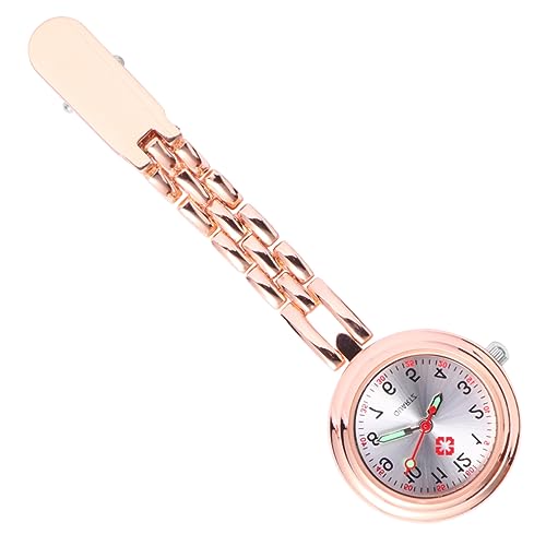 VALICLUD Schnalle Hängende Uhr Quarzuhr Taschenuhr Krankenschwesteruhr Golden, goldfarben, 8.5X2.5CM VALICLUD Schnalle Hängende Uhr Quarzuhr Taschenuhr Krankenschwesteruhr Golden, goldfarben, 8.5X2.5CM von VALICLUD