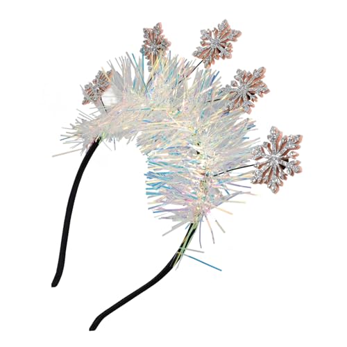 VALICLUD Weihnachts-stirnbänder mit Schneeflocken- Weihnachts-stirnband mit Schneeflocken- für Festliches Styling für Damen von VALICLUD