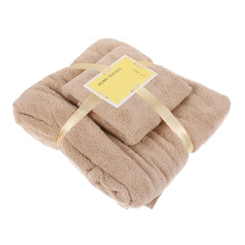 VALICLUD Schnelltrocknendes Korallenfleece-handtuch Atmungsaktiv Für Haushalt Duschtuch Bade-duschtuch Strapazierfähig Wasser Saugfähig Verdickt von VALICLUD