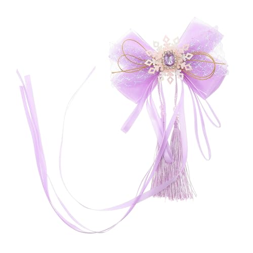 VALICLUD Schöne Haarschleife mit Sicherem Clip für Mädchen Modisches Haarschmuck Accessoire für Alltag Partys und Festtage Langlebige und Feste Haarklammer Geeignet für Junge Damen von VALICLUD