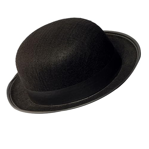 VALICLUD Schwarzer Filzhut Für Herren – Zaubererhut Zum Verkleiden Für Festivals Weihnachtsfeiern – Kostümzubehör Für Erwachsene von VALICLUD