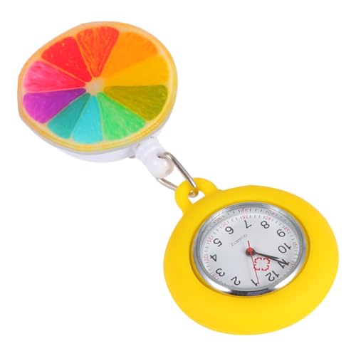 VALICLUD Schwesterntisch Dame Für Frauen Abzeichen Uhr Clip Ansehen Hängende Uhr Abzeichenrollenuhr Für Krankenschwestern Tragbare Uhr Revers Uhr Uhren Aus Zweiter Hand Hebamme Colorful von VALICLUD