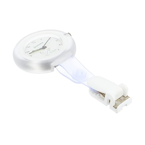 VALICLUD Klarer -brustuhr Mit Zweifarbigem Skalendesign Hängende Taschenuhr Mit Clip Für Krankenschwestern Ärzte Studenten Und Leichte Brustuhr Zum Tragen von VALICLUD