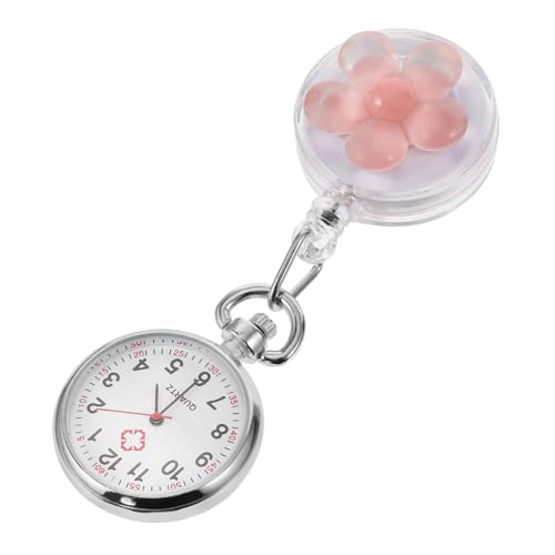 VALICLUD Schwesterntisch Kinderuhren Männer Tank Mann Digital Dame Für Frauen Krankenschwesteruhr Brosche Cartoon-Uhr Clip Spiegelmaterial: Gewöhnlicher Glasspiegel Transparent von VALICLUD