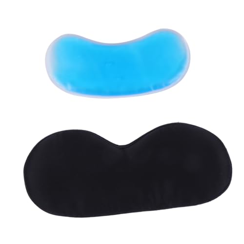 VALICLUD Seiden Schlafmaske für Herren und Damen Leichte Augenmaske Schwarz für Ungestörten Schlaf und Augenentspannung für Reisen mit Verstellbarem Band von VALICLUD