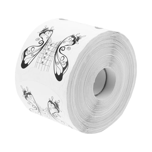 VALICLUD Selbstklebende Nagelverlängerung Schablonen Nail Art Sticker Maniküre Guide für Anfänger und Profis DIY Nail Extension Forms für von VALICLUD