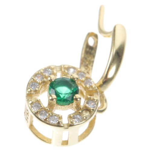 VALICLUD Silber Anhängerverschluss mit Kristallbesatz Clip Verschluss für Halsketten und Armbänder Dangle Charm Connector Komfortabel und Hautfreundlich DIY Schmuckverschluss für Besondere von VALICLUD