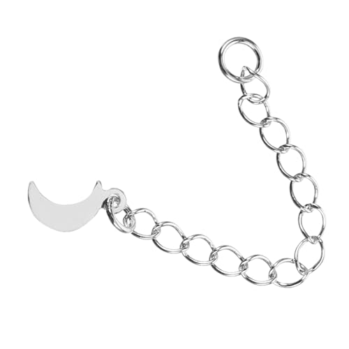VALICLUD Silber Schmuckverlängerung Kette Verlängerungskette für Halskette Armband Fußkettchen DIY Schmuckzubehör Einfache Anwendung Geschenkidee von VALICLUD