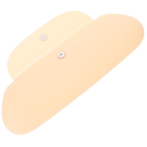 VALICLUD Silikon Make up Pinsel Tasche Reise Kosmetiktasche Leicht Kompakt Staubdicht Robust für Unterwegs Tragbar Handtasche Organizer Pinsel Aufbewahrungstasche Beige von VALICLUD