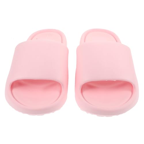 VALICLUD Sommer Slipper Damen Leicht Rutschfest Indoor Outdoor Hausschuhe EVA Gepolstert Reise Salon Badezimmer Pantoletten Rosa Dünn von VALICLUD