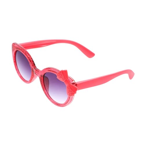 VALICLUD Sonnenbrille Niedliche Runde Schleifenbrille Leicht Robust für Mädchen Jungen Modisches Accessoire Uv Schutz Modisch und Praktisch von VALICLUD