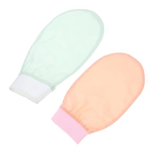 VALICLUD Spa-handschuhe Für Herren Seiden-peelinghandschuh Duschhandschuhe Peelinghandschuh Badehandschuhe Peelinghandschuhe Für Dusche Körperschrubber Körperwaschschrubber von VALICLUD
