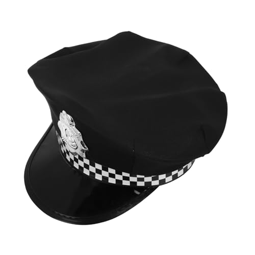 VALICLUD Spielt Hut Polizeihüte Für Männer Polizistenkostüm Für Erwachsene Und Damen Polizeizubehör Für Damen Polizistenhut Polizeikostüm Für Männer Polizeimützen Polyester Navy von VALICLUD