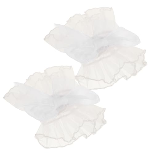 VALICLUD Spitzenärmel Mit Schleife Und Netz-handgelenkmanschetten Für Den Arm Für Frauen Für Veranstaltungen von VALICLUD