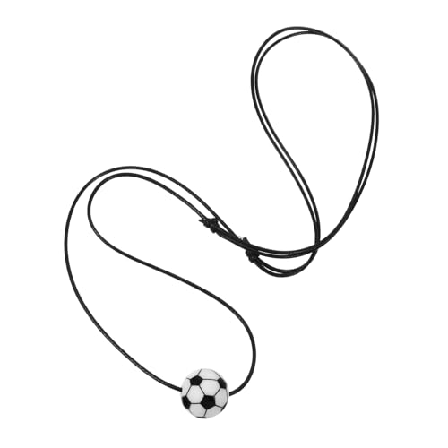 VALICLUD Sportliches Fußball Anhänger Halskette Wachsschnur Kreative Halskette für Männer Langlebiger Schmuck für Fußballfans Stilvolles Komfortables Accessoire VALICLUD Sportliches Fußball Anhänger Halskette Wachsschnur Kreative Halskette für Männer Langlebiger Schmuck für Fußballfans Stilvolles Komfortables Accessoire von VALICLUD
