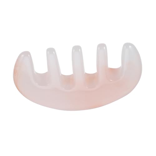 VALICLUD Statischer Zähne Massagekamm aus Resin Kopfhaut Massagegerät für Haartypen Leichtes Styling Tool zur und Stressabbau Tragbar für Damen und Herren von VALICLUD