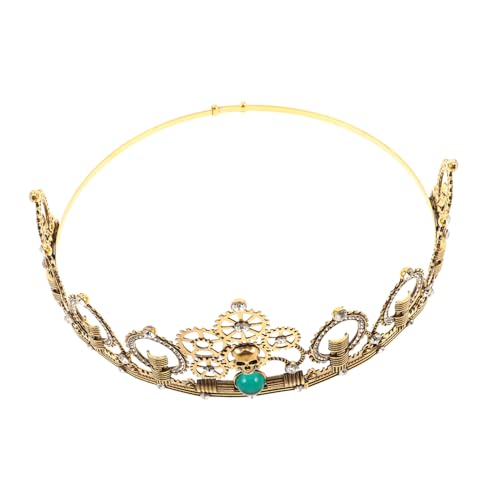 VALICLUD Stirnband Für Damen Steampunk-kopfbedeckung Mit Getriebe Und Totenkopfdetails Vintage-krone Für Maskenball Und Cosplay-partys Haarband Mit Strassakzenten von VALICLUD
