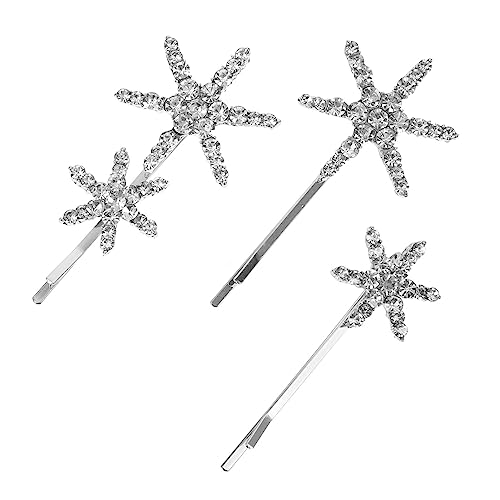 VALICLUD Stern Haarspange Damen Strass Sterne Haar Clips Glänzende Haarnadeln Barrettes Für Mädchen von VALICLUD
