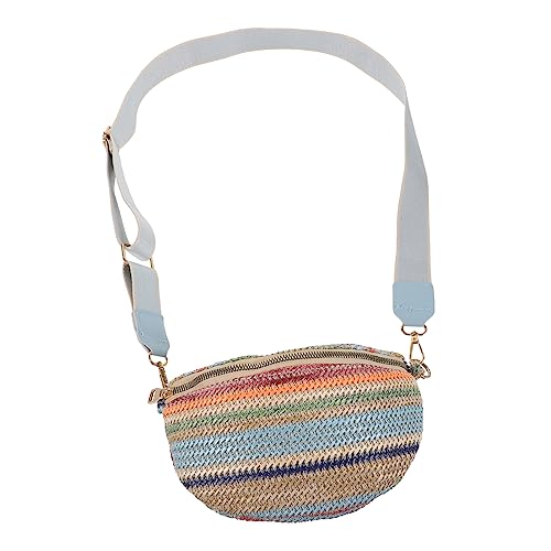 VALICLUD Waist Bag Damen Im Bohemian Stil Praktische Bauchtasche Mit Breitem Schultergurt Für Reisen Freizeit Und Radfahren Strandsummer Mode Für Frauen von VALICLUD