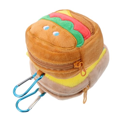 VALICLUD Kreatives Schlüsselanhänger-Portemonnaie Mehrzweck-münzbeutel Im Hamburger Und Pommes-Design Für Rucksäcke Und Handtaschen Für Reisen Und Alltag von VALICLUD