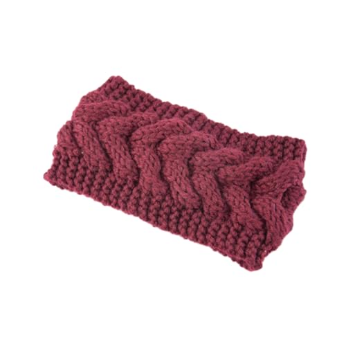 VALICLUD Stirnband ohrenwärmer ear warmers gifts for women jersey headband earwarmer ohrwaermer Haarband haarschmuck Haarbänder für Damen Stirnbänder für Mädchen Handbuch Kopfbedeckung rot von VALICLUD