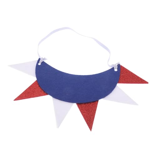 VALICLUD Stirnband Mit Flagge Zum Unabhängigkeitstag Usa-themen-haar-accessoires Für Frauen Und Mädchen Verstellbare Kopfbedeckung Aus Vliesstoff von VALICLUD