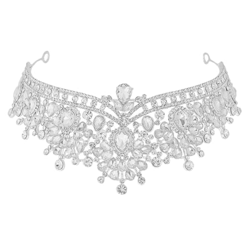 VALICLUD Stirnband Mit Strass Für Frauen Hochzeit Kopfbedeckung Haarband Schmuck Aus Zinklegierung Für Party Und Festivals VALICLUD Stirnband Mit Strass Für Frauen Hochzeit Kopfbedeckung Haarband Schmuck Aus Zinklegierung Für Party Und Festivals von VALICLUD