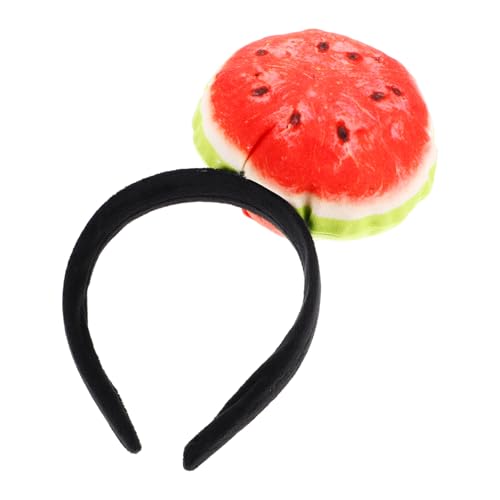 VALICLUD Wassermelonen Haarband Für Frauen Plüsch Frucht Stirnband Süßes Sommer-accessoire Für Partys Und Freizeit Für Make-up Und Gesichtspflege Einzigartiger Kopfschmuck von VALICLUD
