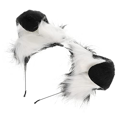 VALICLUD Braune Hundohren Stirnband Für Kostüm Party Requisite Schöne Hunde Kopfbedeckung Party Kopfbedeckung Kostüm Stirnband von VALICLUD