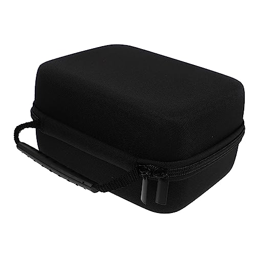VALICLUD Stoßfeste Tragbare Aufbewahrungstasche für Ätherische Öle mit Mehreren Fächern Leichter Polyester Organizer für Reise und Zuhause Praktischer Flaschenhalter in Schwarz von VALICLUD