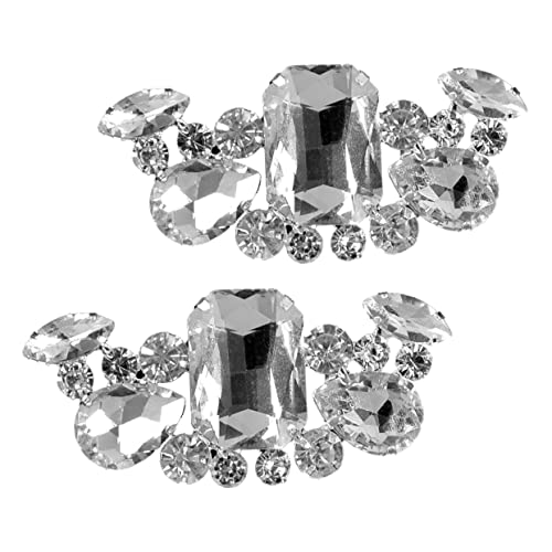 VALICLUD 2stücke Schuhclips Schmuckimitat Schuhschmuck Schuh Clips Schuh Schnallen Dekorative Braut von VALICLUD