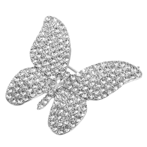 VALICLUD Schmetterlingsbrosche Mit Strass-verzierung Anstecknadel Für Damen Vintage-insekten-abzeichen Für Kleid Jacke Mantel Schal Strickjacke von VALICLUD
