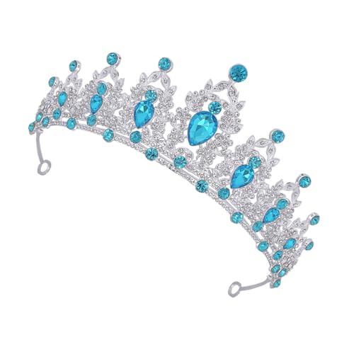 VALICLUD Strass Tiara Für Hochzeit Quinceanera-krone Mit Schmuck Dekorative Königinnenkrone Für Frauen Abschlussballkrone Prinzessinnenkrone Für Geburtstag von VALICLUD
