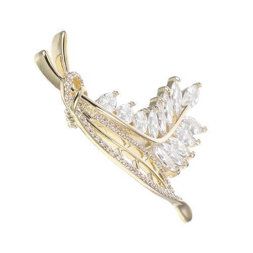 VALICLUD Strass-brosche: Weizenähren-etikettennadel Für Damen – Funkelnder Blattbroschenschmuck Für Anzüge/kleider Und Thanksgiving-feiern von VALICLUD