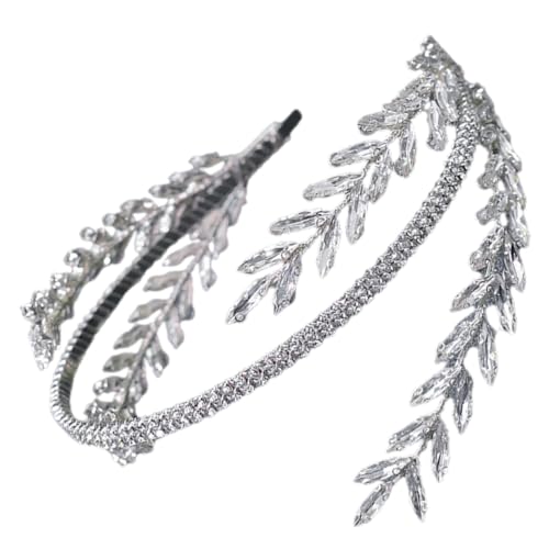 VALICLUD Strass-Stirnband Haarschmuck für Damen Kopfbedeckung Stirnbänder für Damen Haarteil Tiara Haarbänder Stirnbänder Damen mädchen stirnbänder Super Blitz Zubehör Fräulein Strasssteine von VALICLUD