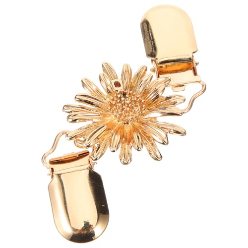 VALICLUD Strickjackenclip Robustem mit Feiner Textur Dekorativer Blütenbrosche Vielseitiger Schal und Pulloverhalter für Damen Leicht und Einfach zu Verwenden Modisches Accessoire für von VALICLUD