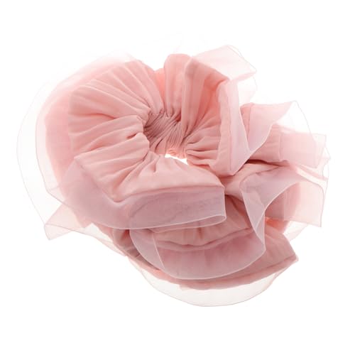 VALICLUD Stylische Jumbo Haargummis Mit Rüsche Weiche Chiffon-haarbänder Für Hochzeiten Und Festliche Anlässe Elegantes Haaraccessoire Für Frauen Und Mädchen von VALICLUD
