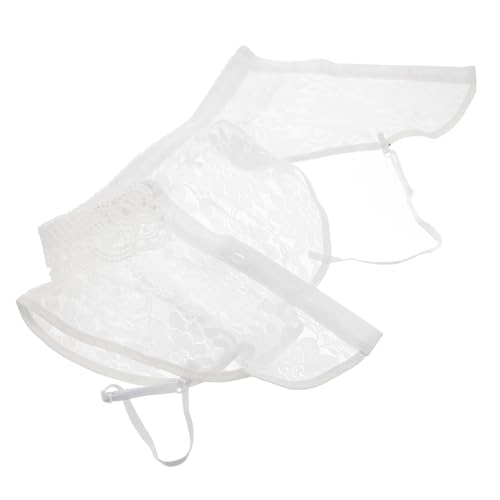 VALICLUD Abnehmbarer Damen-kragen Mit Spitze Und Blumen Aus Polyester Leicht Und Kompatibel Für Outfits von VALICLUD